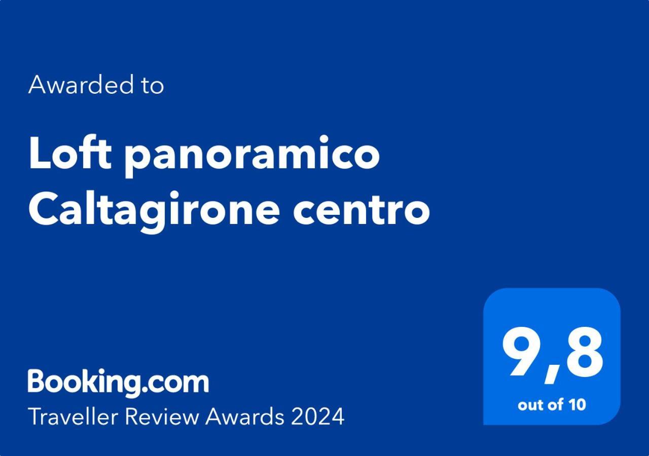Loft Panoramico Caltagirone Centro Apartment Luaran gambar
